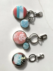 Vintage Pyrex Key Rings Set - Picture 1 of 5