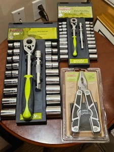craftsman evolv 1/2" drive socket wrench tool set 1/4" drive tool set multi tool - Picture 1 of 8