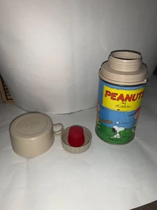 Termo lonchera metálica Peanuts 1959 vintage - Imagen 1 de 22
