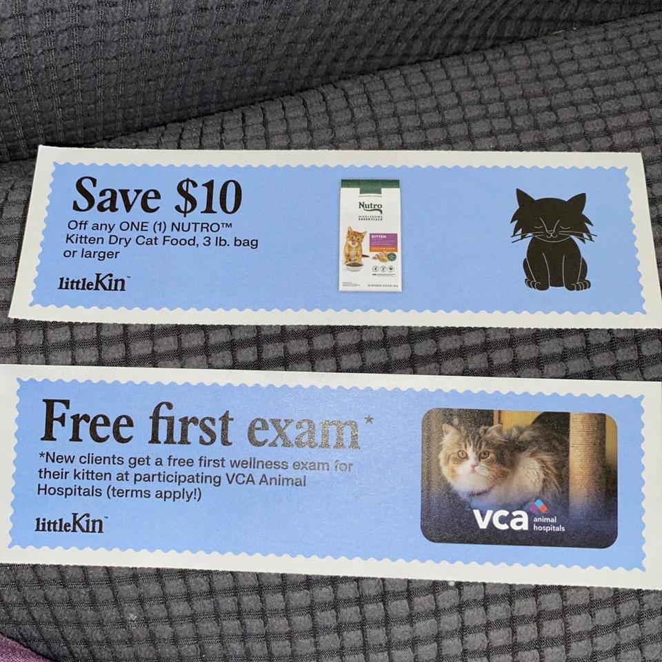 Little Kin Kitten Cupones Primer Examen Nutro Cat Food Caduca 30/09/26 Foto 1 de 4