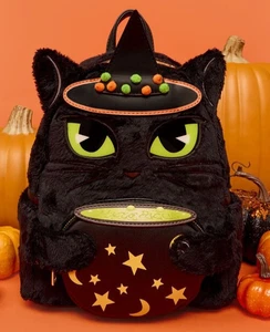 NUEVA Mini Mochila Loungefly Hocus Pocus BINX Disfraz Iluminado Brillo EXCLUSIVA - Imagen 1 de 7