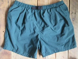 Woolrich Men's Water Shorts XL Beach Board Fern Green 100% Nylon Liner & Belt - Picture 1 of 6