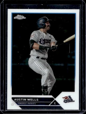 2023 Topps Pro Debut Austin Wells Chrome #PDC-10 - Image 1 of 2