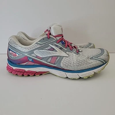 Brooks Ravenna 6 White Raspberry Athletic Running Shoes Sneakers Womens Size 11 - Image 1 of 4