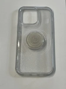 OtterBox + Pop Symmetry Series Case Apple iPhone 14 PRO MAX - Clear/Glitter - Photo 1 sur 4