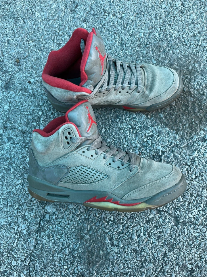 Nike Air Jordan 5 V Estuco Camuflaje Rojo Fuego GS Grade School talla 7Y Foto 1 de 4