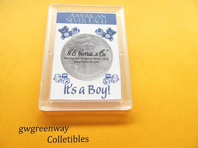 LOTE 1 * 2 x3 Soporte American Silver Eagle - Estuche Harris Frosty - ¡ES UN NIÑO! #5332 Foto 1 de 2