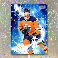 Duncan Keith Holographic Magic Moment Sketch Card Limited 1/5 Dr. Dunk Signed