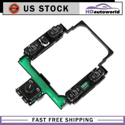 Interruptor maestro de control de ventana de energía eléctrica para Mercedes Benz E300 E320 1997 Foto 1 de 4