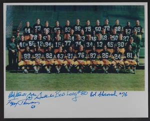 1967 Green Bay Packers Team Signed Auto 8x10 Photo With 5 Autographs - Picture 1 of 1