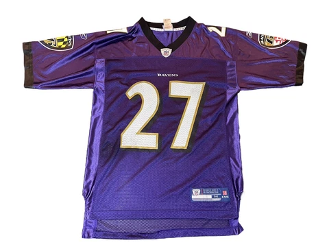 Onfield Reebok Men’s Baltimore Ravens Ray Rice #27 Jersey Size Medium Cover