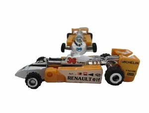 Vintage 2 Lot 1983 Gobots Slicks F1 Race Car (both In Played With Cond.)SEE PICS - Picture 1 of 14