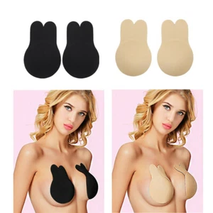 Copricapezzoli Adesivo Donna Riutilizzabile Rialzo Invisibile Reggiseno Nastro Silicone Cover - Foto 1 di 48