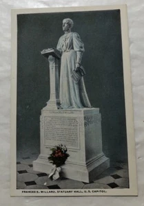 Frances E. Willard, Statuary Hall, U.S. Capitol. Postcard (U2) - Picture 1 of 2