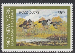 USA New York MNH Waterfowl  Ducks  Jaffe NY3  Value  $ 10.00 - Picture 1 of 1