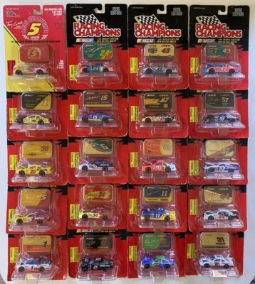 Racing Champions 1996 Nascars & Emblems Set of 20 NASCARS 1:64 Scale - Image 1 of 4