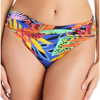 Calcinha de biquíni Bleu Rod Beattie Night Safari Sarong nova com etiquetas - Imagem 1 de 4