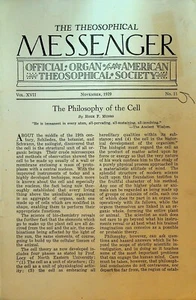 American Theosophical Messenger November 1929 Hugh Munro - Picture 1 of 1