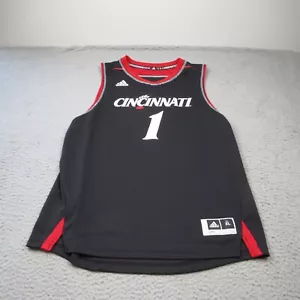 Cincinnati UC Bearcats Jersey Mens XL Black Red Adidas NCAA Day Thomas #1 - Picture 1 of 7