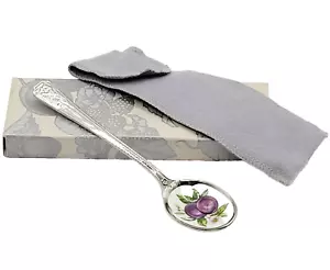 Cuchara Coleccionista AVON Royal Plums Porcelana con Incrustaciones Acero Inoxidable Japón con Caja LE - Imagen 1 de 21