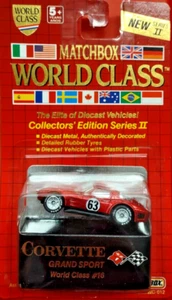 Matchbox WC012 World Class Edición Coleccionista Corvette Grand Sport NUEVO - Imagen 1 de 3