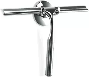 Ulinek Stainless Steel Shower Squeegee with Hook for Bathroom,Glass Cleaning - Picture 1 of 9