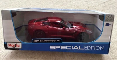Corvette Stingray Z51 rojo oscuro edición especial 1:18 Maisto 2014 Foto 1 de 4