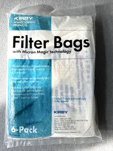 KIRBY Vacuum System Filter Bags with Micron Magic technology 6 Pack Part 204811 - Picture 1 of 8