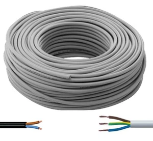 CAVO ELETTRICO BIPOLARE-TRIPOLARE 3x1mm-2x1mm IMPIANTI ELETTRICI MATASSA BOBINA - Photo 1/3