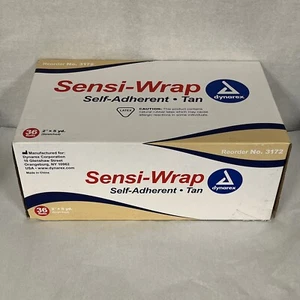 Dynarex #3172 Sensi-Wrap selbstklebende Bandage, hellbraun, 2" x 5yd - Kiste mit 36 - Bild 1 von 6