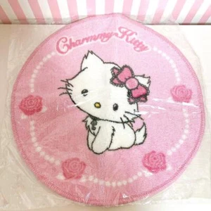 Sanrio Charmmy Charmy Kitty Mat Rug Pink Rose Flower Cat Ribbon Fluffy - Picture 1 of 24