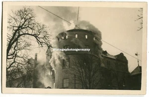 D4450 Foto Stuttgart Brand im Alten Schloß 1931 - Picture 1 of 2