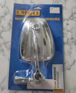 NOS HONDA KAWASAKI SUZUKI YAMAHA EMGO CHROME LEFT RIGHT BAR END MIRROR 20-34000 - Bild 1 von 5