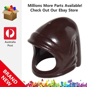 Genuine LEGO™ Dark Brown Minifigure Headgear Hood Farmer's Cowl 4505 4540850 - Picture 1 of 2