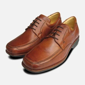 Anatomic & Co Goias leather lace up shoes in Tan rrp £140 - Picture 1 of 3