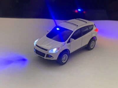 Greenlight 1:64 Custom 2013 Ford Escape Unmarked Police Car With LED lights - Image 1 of 4