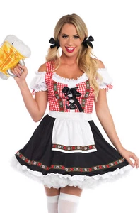 Beer Garden Babe German Oktoberfest Adult Costume - Picture 1 of 2