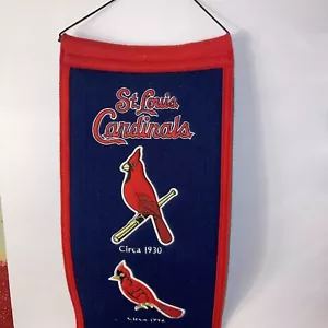 St. Louis Cardinals Logo History Felt Banner - Pennant - Decor - Cooperstown - Picture 1 of 6