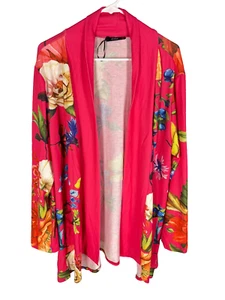 Cardigan LILY By FIRMIANA taglie forti 4X aperto primavera tranquillo lusso elegante boho NUOVO - Foto 1 di 4