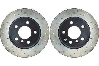 Par de rotores de freno de disco Stoptech trasero para BMW X5 2000-2006 (42746) Foto 1 de 4