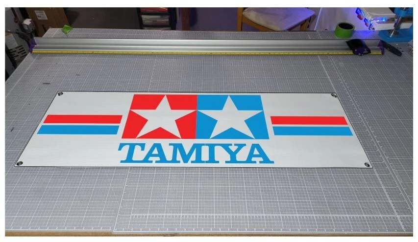 Tamiya Banner retro old school racing buggy truck hornet frog grasshopper bigwig - Image 1 of 1