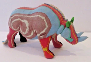 Ocean Sole Rhinoceros "The Flipflop Recycling Company" Africa - 9" x 5.5" NWT - Picture 1 of 10