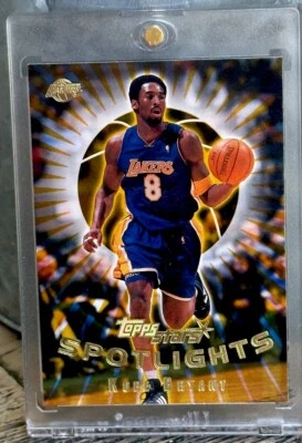 KOBE BRYANT Card Rare 90’s Topps GOLD Holo Foil RARE Insert Lakers Jersey #8 🔥 - Image 1 of 4