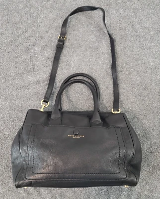 Marc Jacobs Bolso New York Cuero Negro Correa Larga Asa Superior Foto 1 de 4