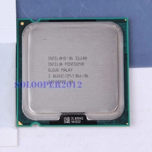 Free shipping Intel Pentium E6600 LGA 775/Socket (SLGUG) CPU Processor 3.06 GHz - Picture 1 of 1