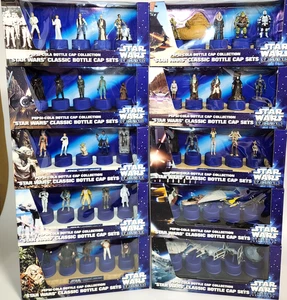 STAR WARS Classic Pepsi Bottle Cap Collection Sets 1~10 Complete Set 2002 - Picture 1 of 23