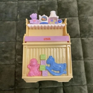 2007 Fisher Price Loving Family Baby Changing Table Dollhouse Station Nursery - Picture 1 of 8