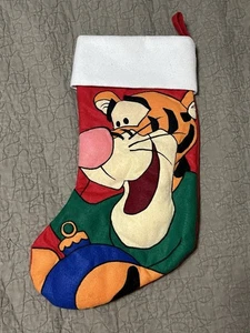 Disney Tigger Xmas Weihnachtsstrumpf 3D Puffy 17" Holiday - Bild 1 von 10