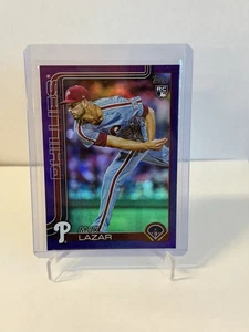 2025 Topps Update Max Lazar #US194 Purple Refractor 109/250 - Picture 1 of 2