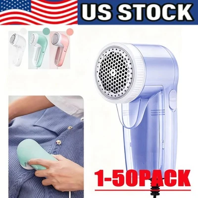 Roupas elétricas pílula fiapos removedor de penugem tecidos suéter fuzz barbeador doméstico EUA - Imagem 1 de 4